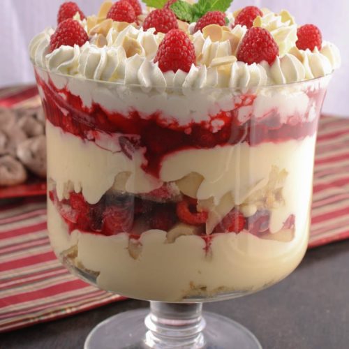 Quick Raspberry Trifle – Berry Patch Farm